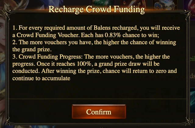 Screenshot of Recharge Crowd Funding gameplay